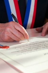 signature de maire